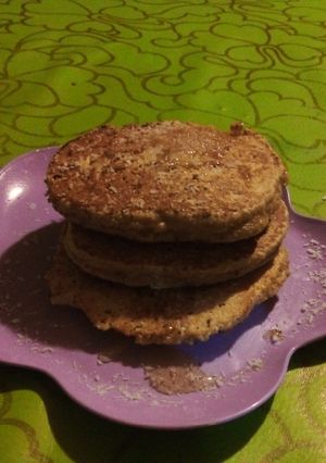 Una foto de Pancakes saludables