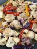 Pollo con colores 💜💛❤️(republicano?😜)