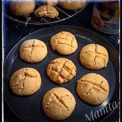 Peanut butter cookies A picture of Peanut butter cookies.