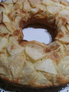 Una foto de Torta de manzanas sin tacc