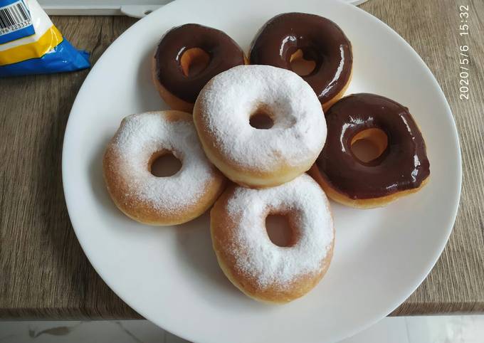 Donat tanpa kentang empuk lembut dan montok