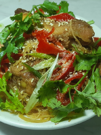 Bagaimana Membuat Ayam Bihun Teriyaki Panggang Enak Dan Mudah
