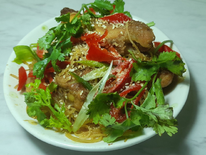 Resep Ayam Bihun Teriyaki Panggang, Enak Banget