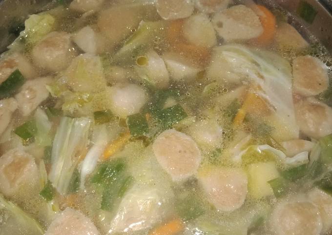 Resep Sop Sayur Baso Oleh Dapur Aksel Cookpad