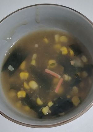 Foto resep Sup Jagung Wakame