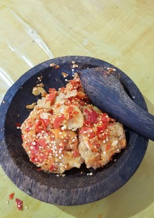 Foto resep Telur geprek!!!