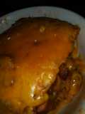 Chili cheese dog n mac cassrole