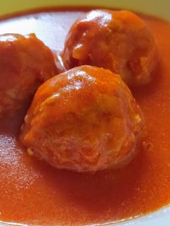 Paradicsomos 🍅 húsgombóc kölessel GM recept fotója