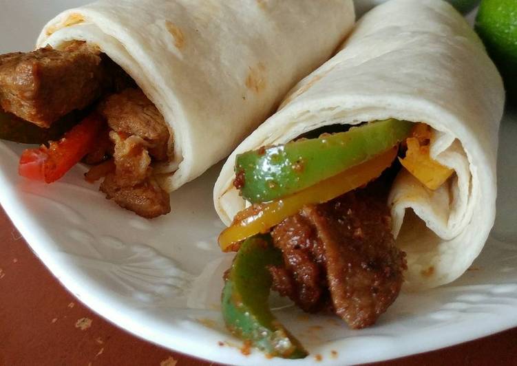 Simple Way to Prepare Any-night-of-the-week Smokin Steak Fajitas