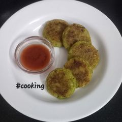 A picture of Green Peas Cutlet.