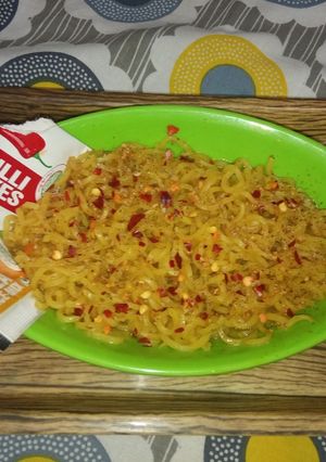 A picture of Makhanni Maggi with a twist.