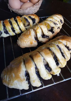 Foto resep Roti manis isi pisang dan meses