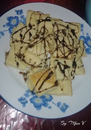 Foto resep Brownies white simple