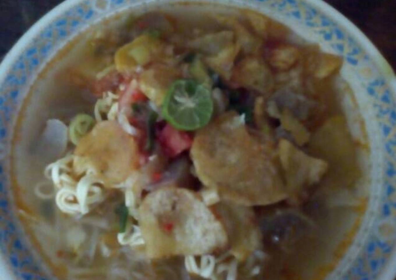 Soto mie kikil sapi ala2