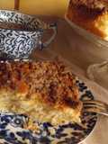Pastel de limón con cubierta crujiente (Streusel)