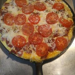 Breakfast Pizza low carb A picture of Breakfast Pizza low carb.