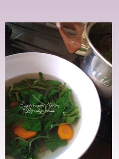 Foto resep Sayur Bayam / Sayur Bening