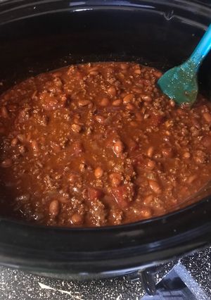 A picture of Easy Crockpot Chilli.