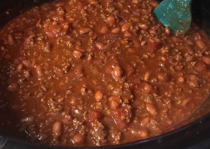 Recipe of Any-night-of-the-week Easy Crockpot Chilli