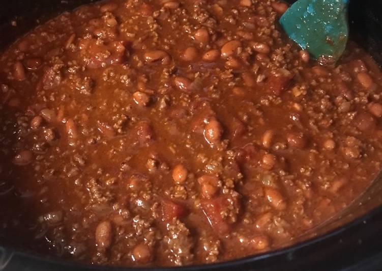 Simple Way to Prepare Homemade Easy Crockpot Chilli