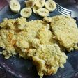 Tortilla de coco y banana
