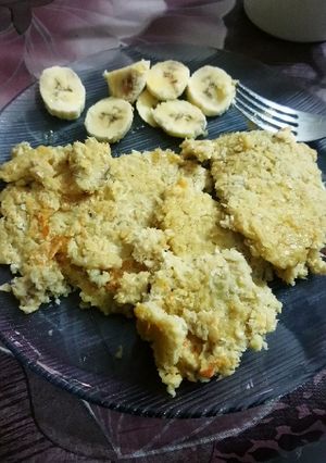 Una foto de Tortilla de coco y banana