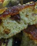 Tarta invertida de uvas