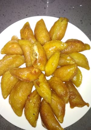 صورة لوصفة قطايف عصافيري بالجبنه مقليه