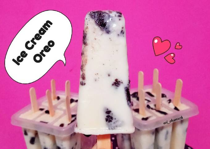 Resep Ice Cream Oreo / Es Oreo Simple oleh Lestari Chumuth - Cookpad