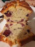 Budín de yogurth y frutos rojos