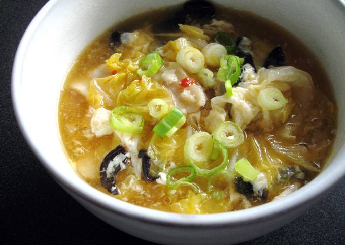 Wombok & Pork Hot Sour Soup