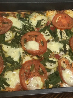 Una foto de Pizza vegetal
