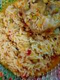 Guiso de arroz con pollo