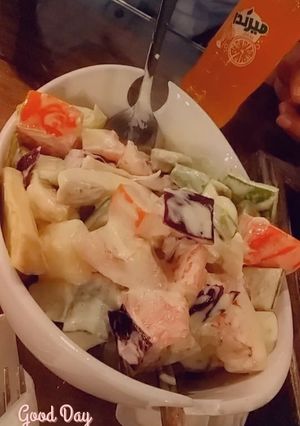 صورة لوصفة سلطة على طريقتي 😋😋