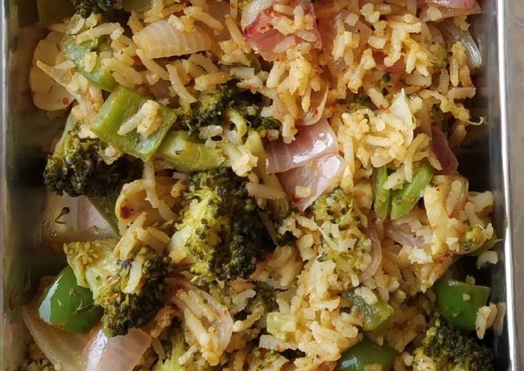 Recipe of Quick Broccoli mexican rice