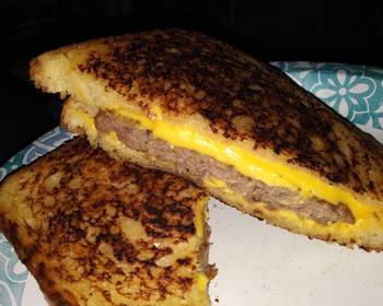 How To Prepare Recipe Grilled cheese cheeseburger Delicious Perfect