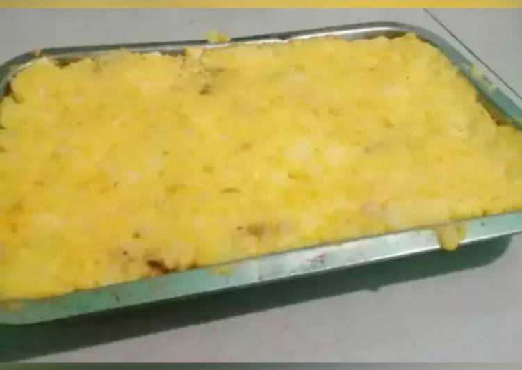 Pastel de pollo con papa y calabaza 😋🥔🍗