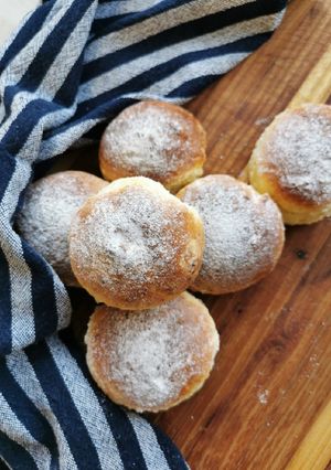 Túrós fánk sütőben sütve recept fotója