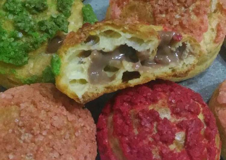 Resep Crunchie Cream Puff or Kue Soes Anti Gagal