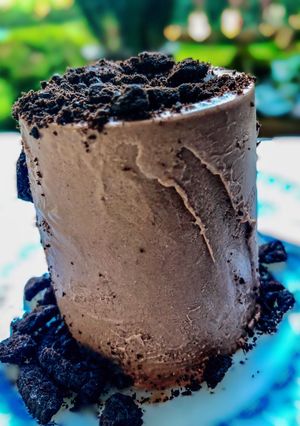รูปของ Cocoa Oreo Ice cream 🍨- homemadeไอติมโกโก้โอริโอ้