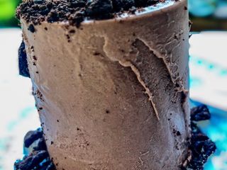 Cocoa Oreo Ice cream 🍨- homemade 
ไอติมโกโก้โอริโอ้