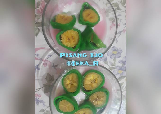 Cara bikin Es Pisang Ijo Cara bikin Es Pisang Ijo