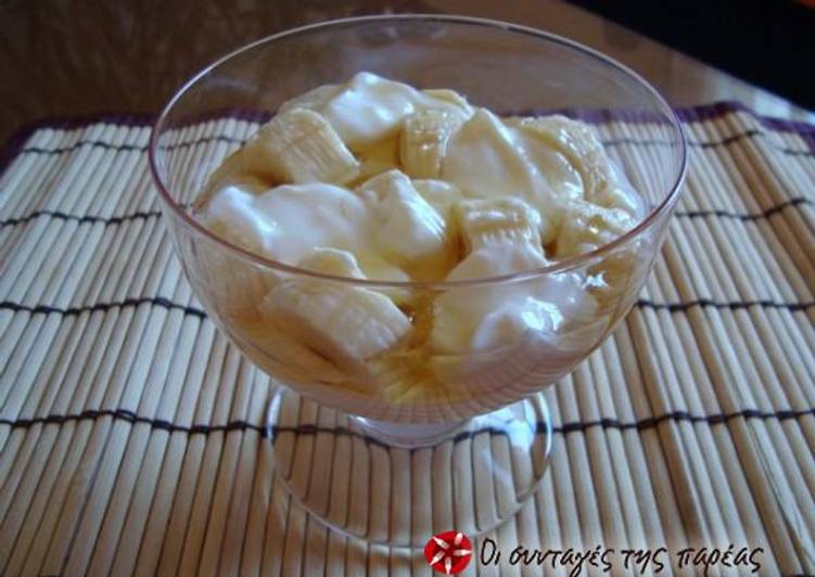 Easiest Way to Make Quick Yogurt with banana and honey