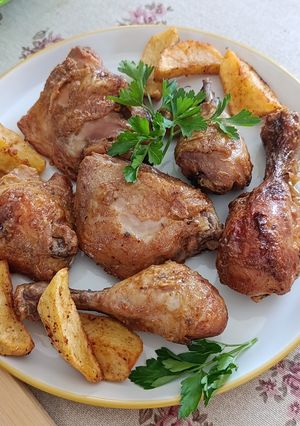 Fokhagymás, joghurtos csirkecomb recept fotója