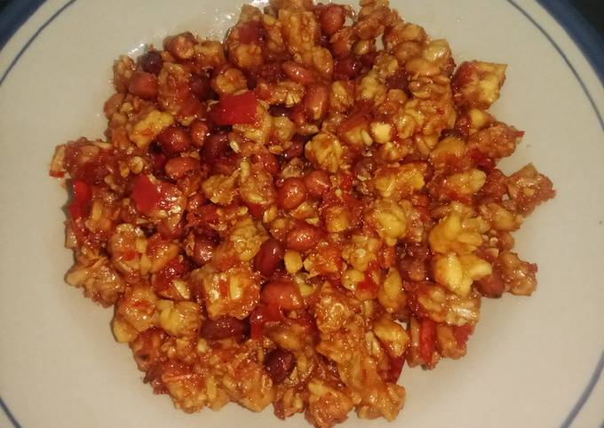 Resep Tempe Kacang Balado Karamel Oleh Nurul Arifah Cookpad