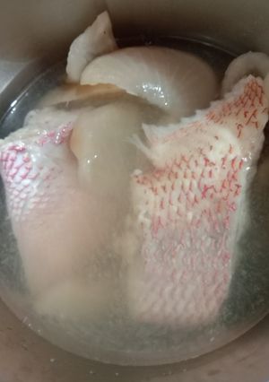 Foto resep Ikan kakap merah kuah chai po