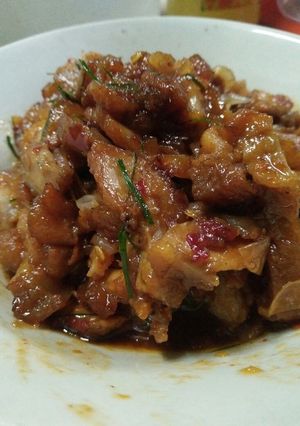 รูปของ หมูสามชั้นตุ๋นซอสพริกแกงเปรี้ยวหวาน