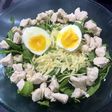 Ensalada fresca de Rúcula y pollo