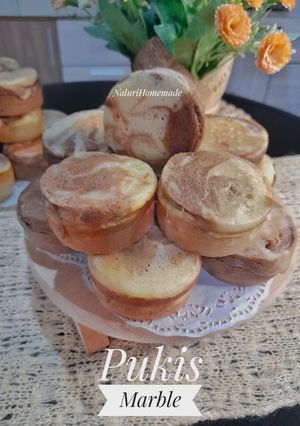 Foto resep 36.2022. Kue Pukis Marble