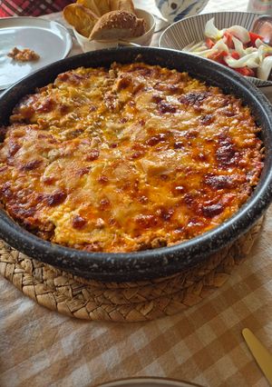 A picture of A Light Moussaka Recipe.